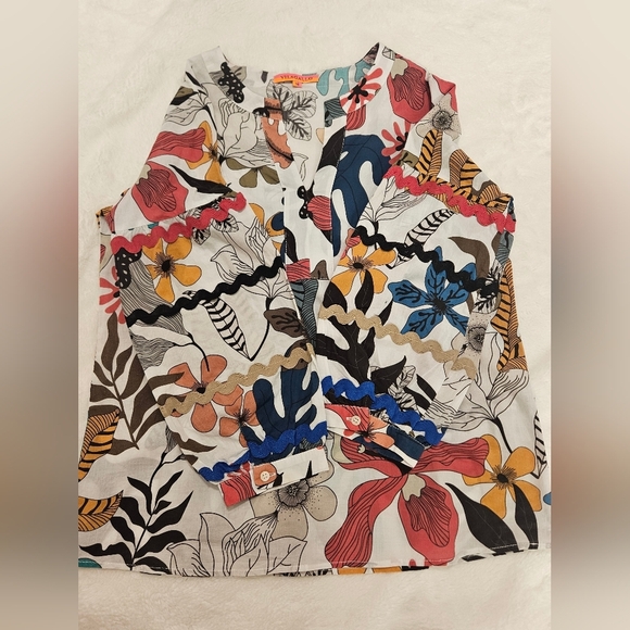 Vilagallo Lucera Top Women Blouse Size 38 - Picture 9 of 15